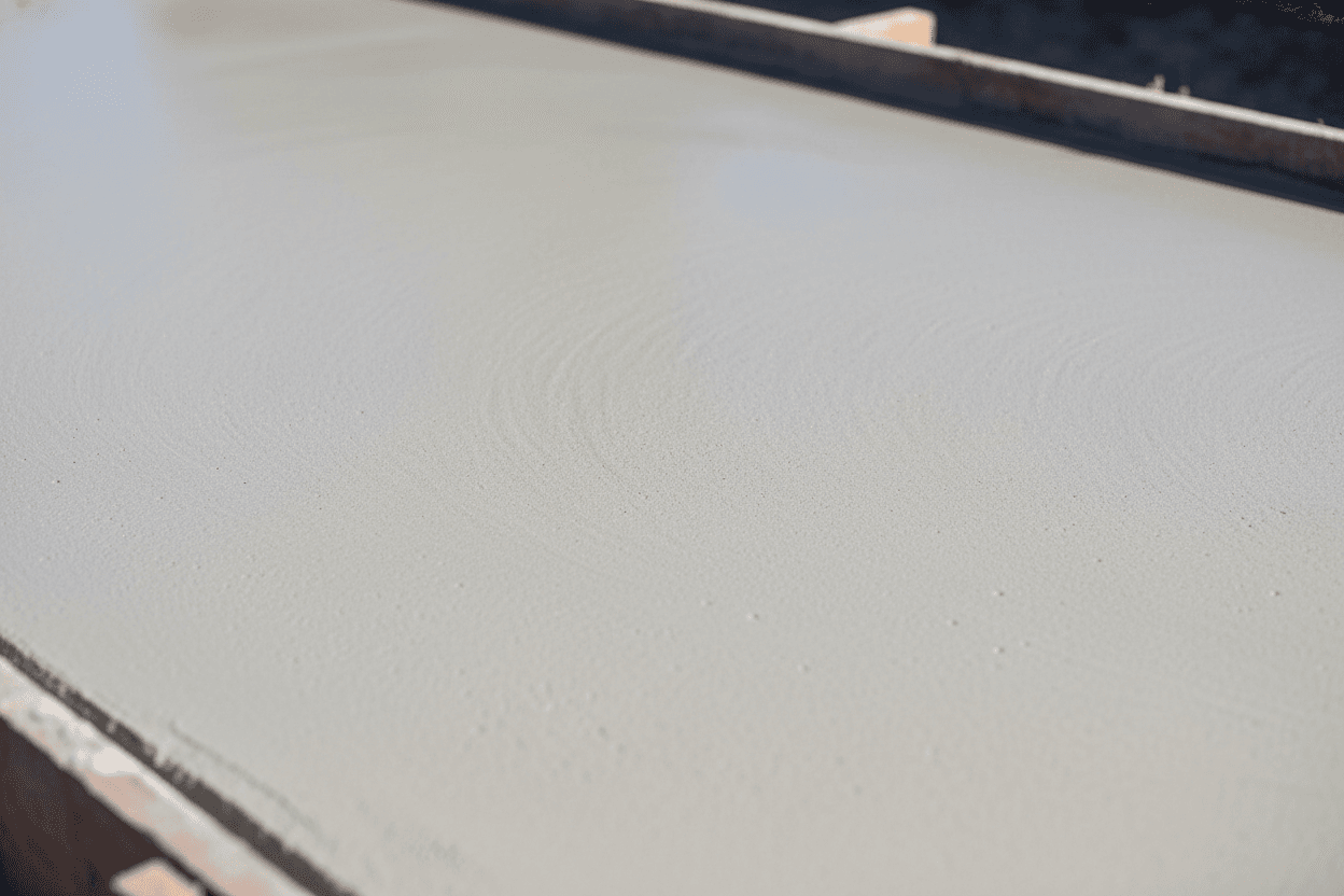 High-quality concrete finish