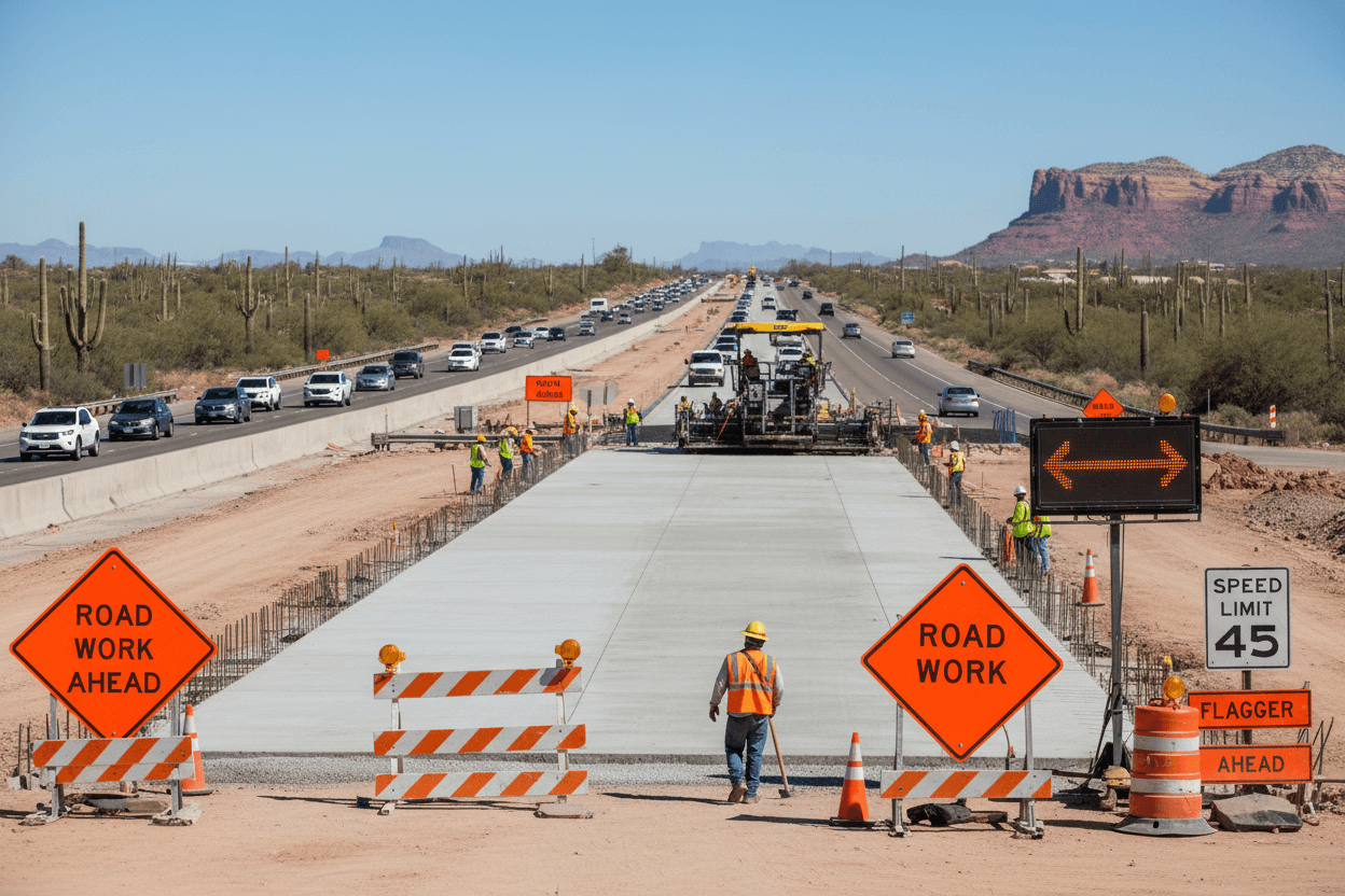 DOT-approved highway construction