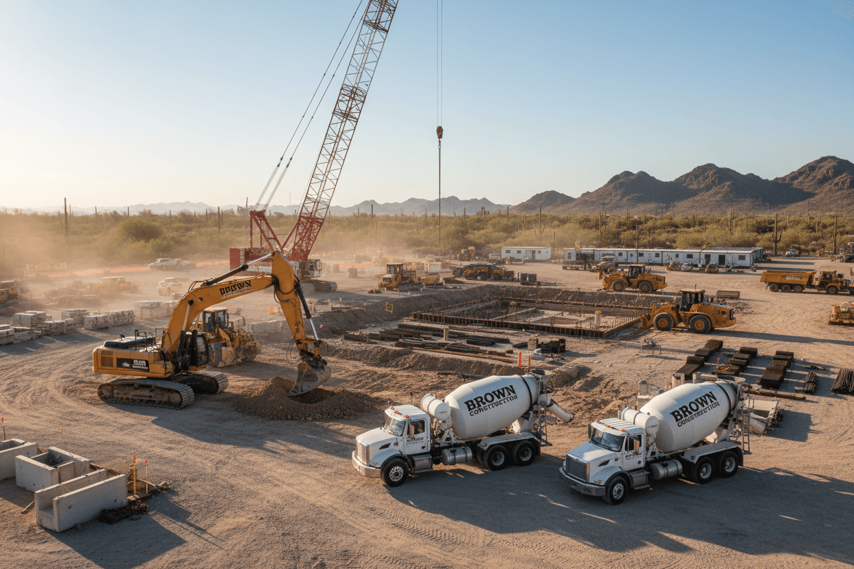 Construction equipment fleet