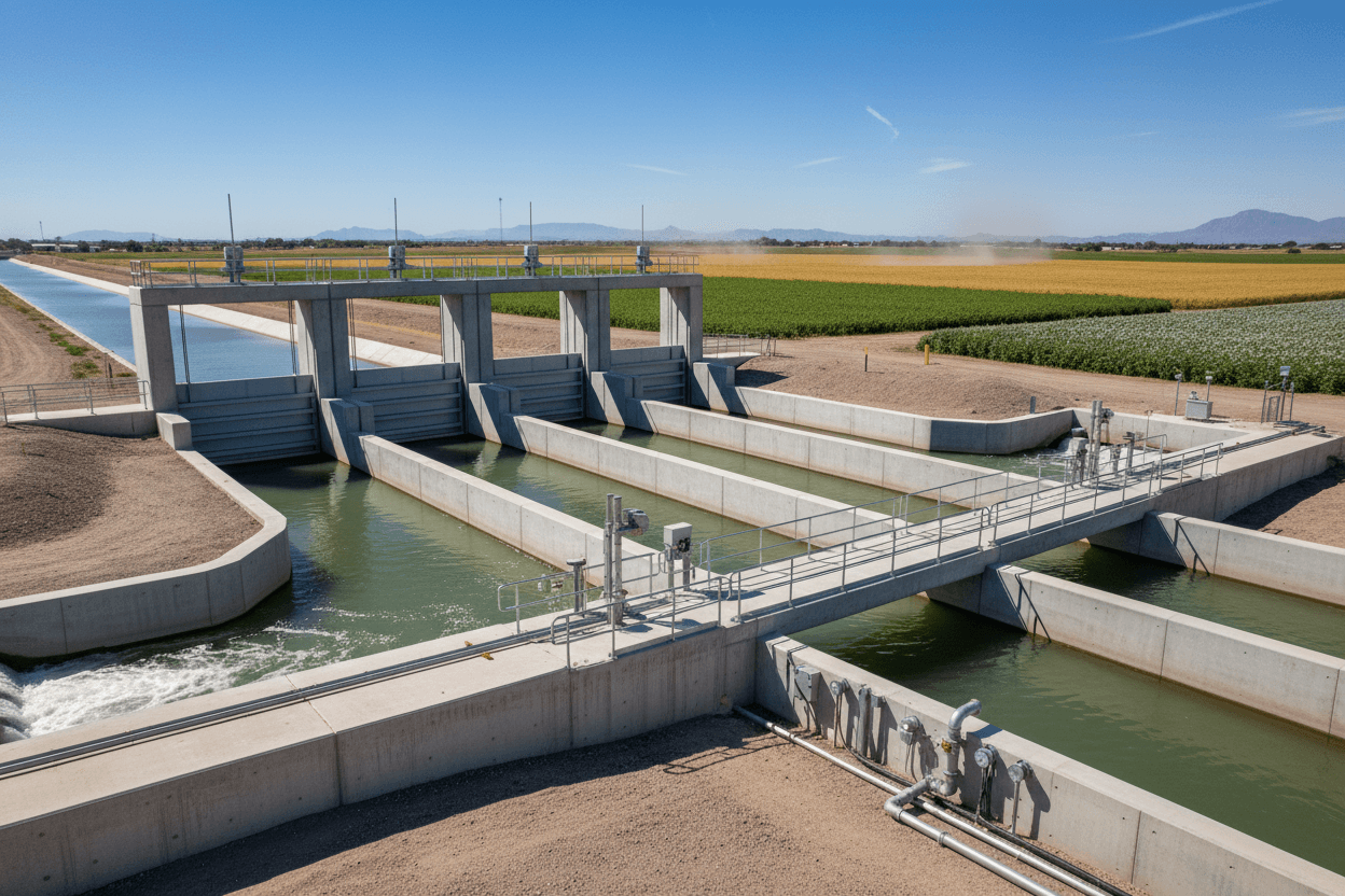 Irrigation junction structure