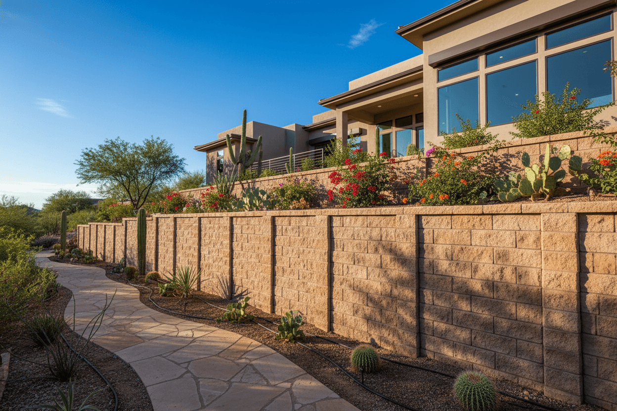Commercial Retaining Wall